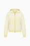 Gestreifter Strick-Hoodie