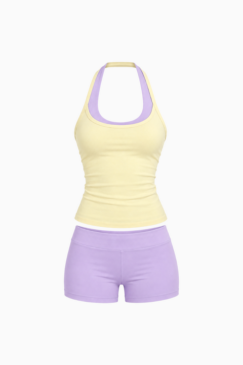Essential Two-Tone Yoga Set