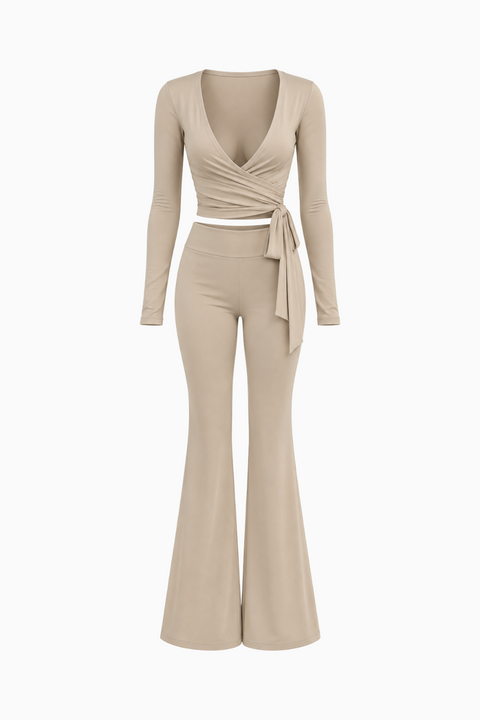 Layered Wrap Flare Set