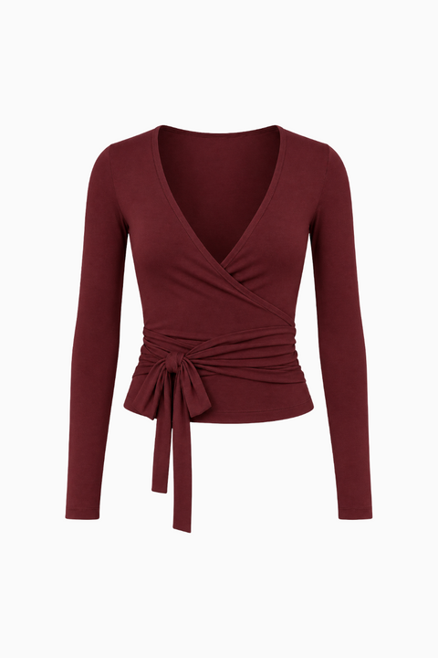 Soft Ballet Wrap Top