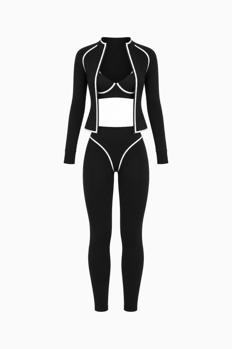 Contrast Piping Three-Piece Active Set