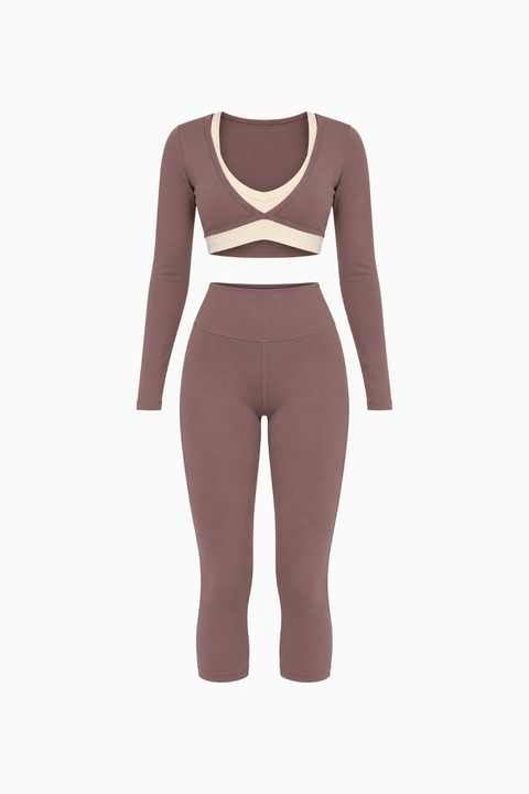 Layered V-Neck Active Set