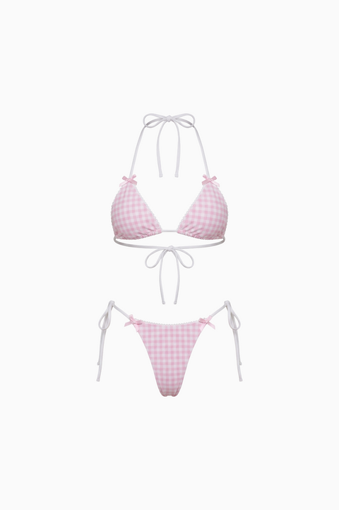 Bikini a quadretti Vichy stile Dolly