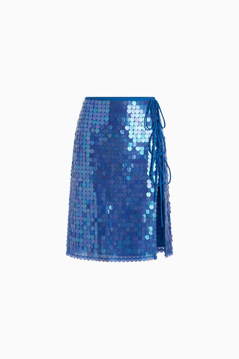 Paillette Sequin Wrap Skirt