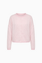 Pink Striped Knit Button-Front Cardigan