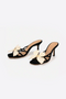 Irisierende Schmetterlings-High-Sandals