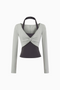 Layered Twist Active Top