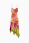 Fairycore Floral Slip Dress