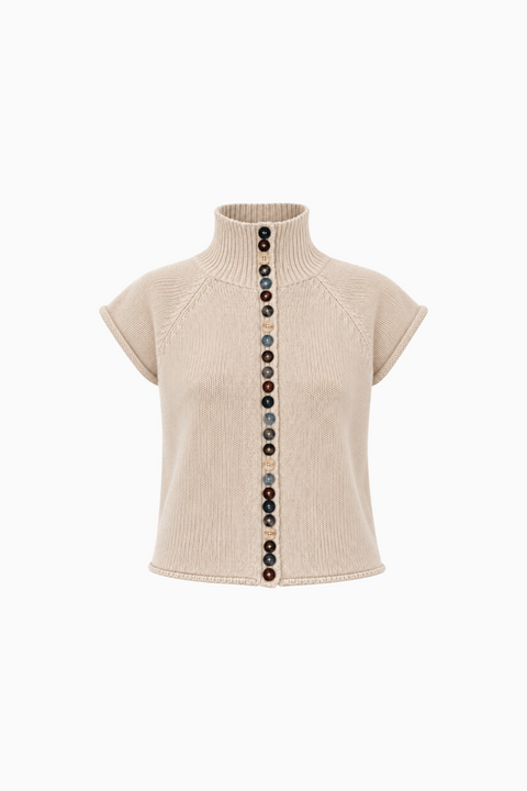 Button Knit Top