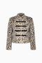 Leopard Faux Fur Toggle Jacket