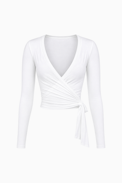 Soft Ballet Wrap Top