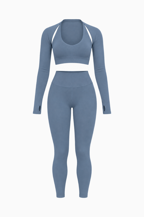 Completo sportivo a strati con bolero