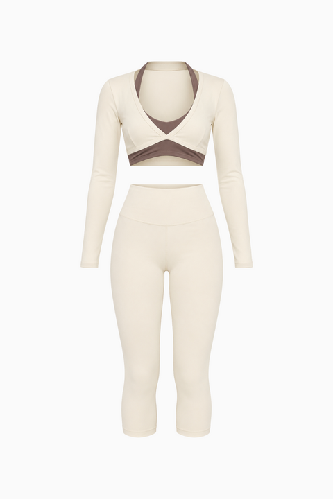 Layered V-Neck Active Set