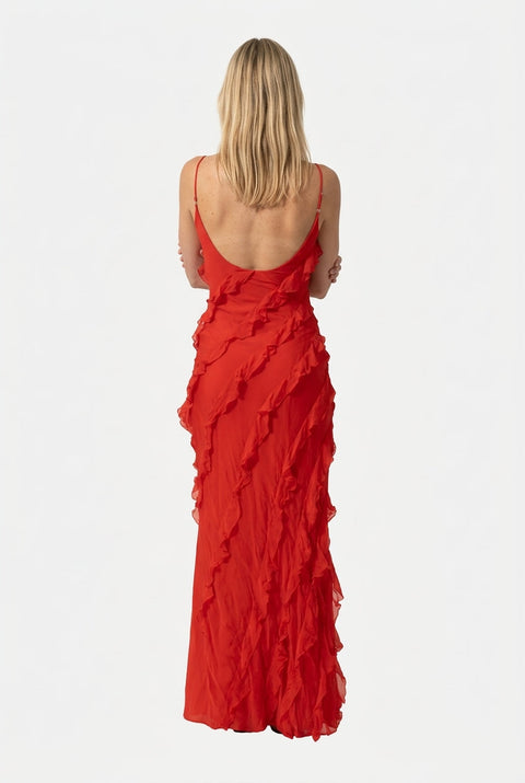 Angelica Ferro rotes Kleid