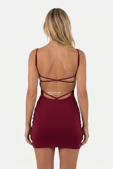 Vestido mini preto justo