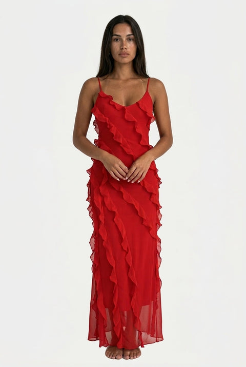 Angelica Ferro rotes Kleid
