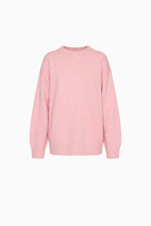 Light Pink Oversized Knit Sweater