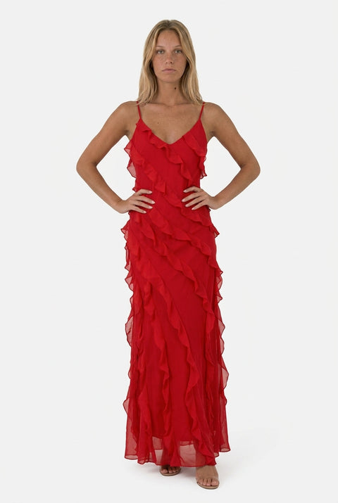 Angelica Ferro rotes Kleid