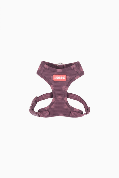 Harnais pour chien Polka – Édition Lilas
