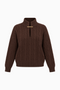Cozy Brown Knit Sweater