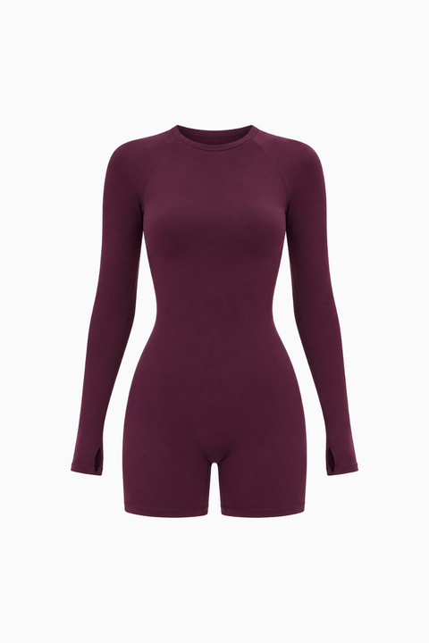 Open Back Active Romper