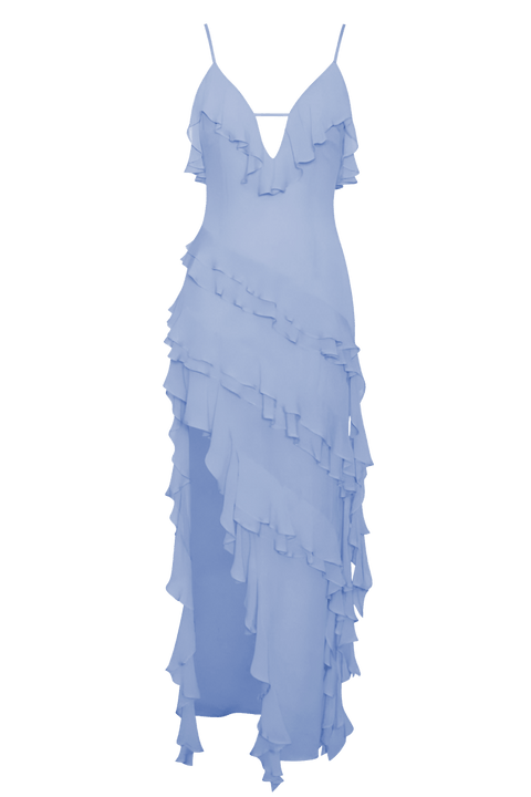 Angelica Ferro Blue Dress | | XS | Agnese Studios