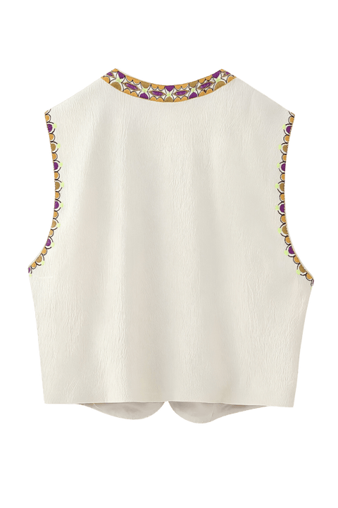 Arabinia Yellow Waistcoat | | S | Agnese Studios