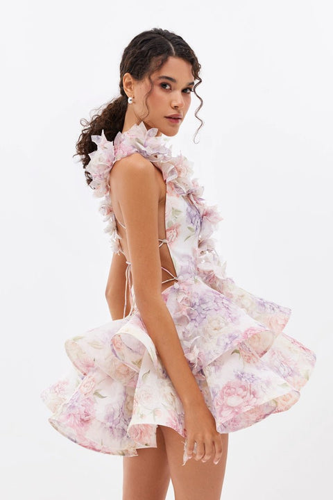 Brianda Pink Dress | | S | Agnese Studios