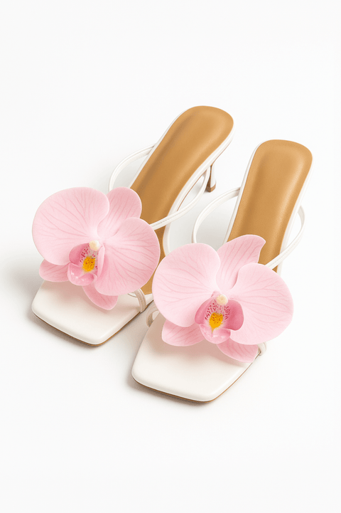 Floral Blue Sandals | | 35 | Agnese Studios