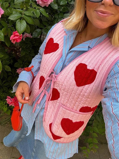Giudita Heart Waistcoat | | S | Agnese Studios
