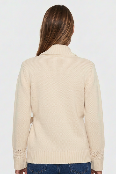 Shawl Collar Tie-Waist Wrap Cardigan