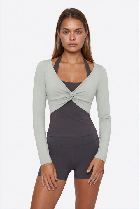 Layered Twist Active Top