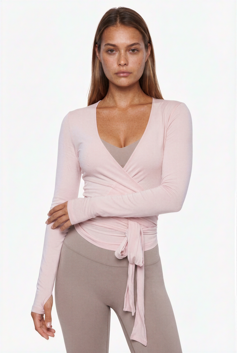 Soft Ballet Wrap Top