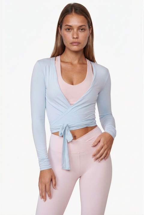 Soft Ballet Wrap Top