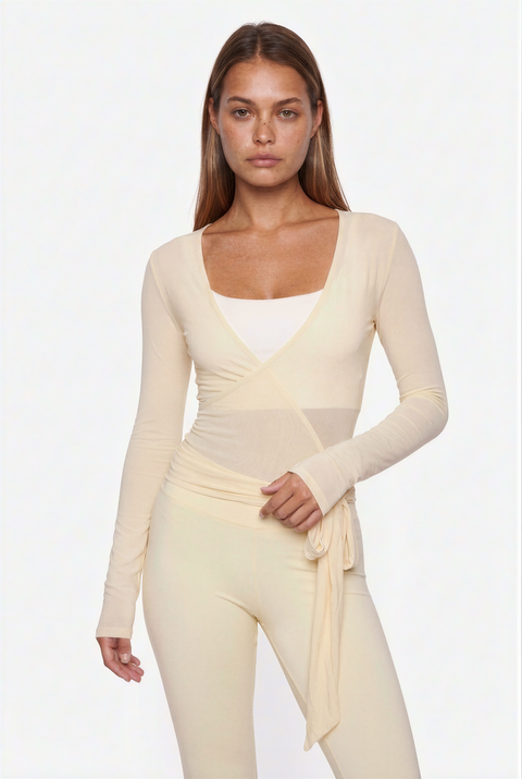Soft Ballet Wrap Top