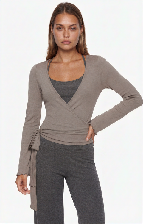 Ribbed Wrap Lounge Set
