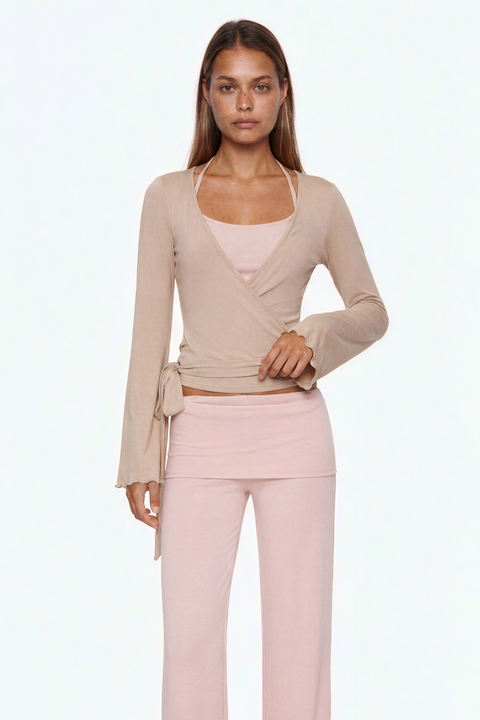 Ribbed Wrap Lounge Set