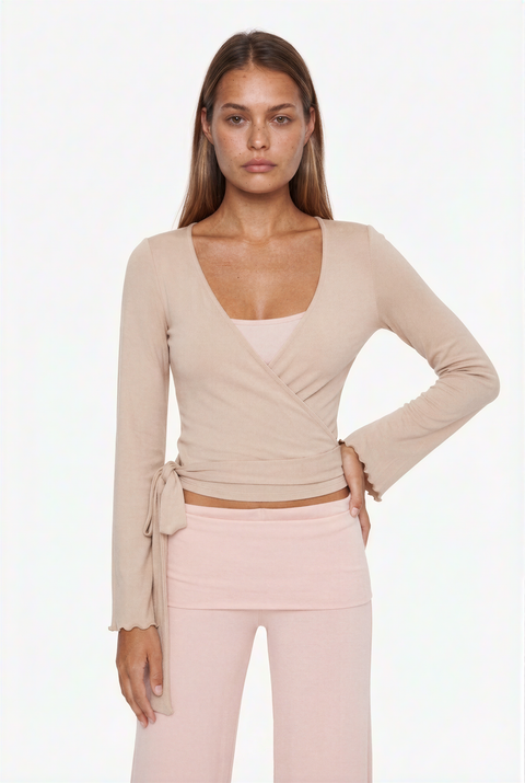 Ribbed Wrap Lounge Set