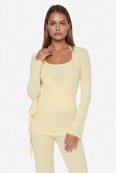 Ribbed Wrap Lounge Set