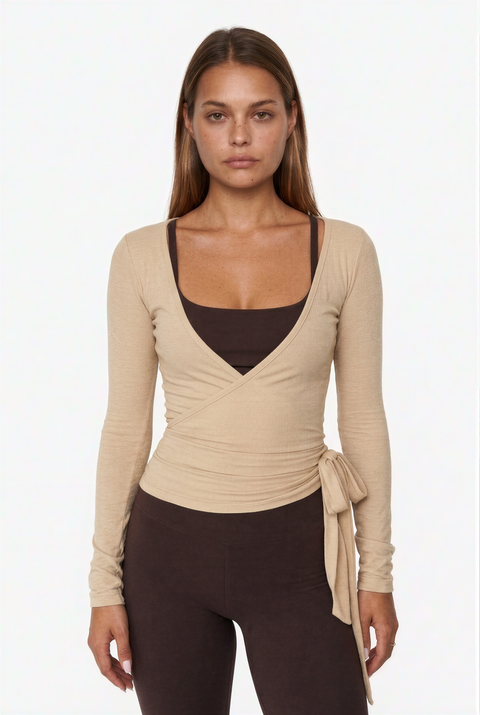Soft Ballet Wrap Top