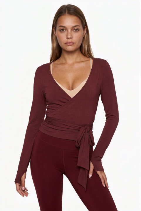 Soft Ballet Wrap Top
