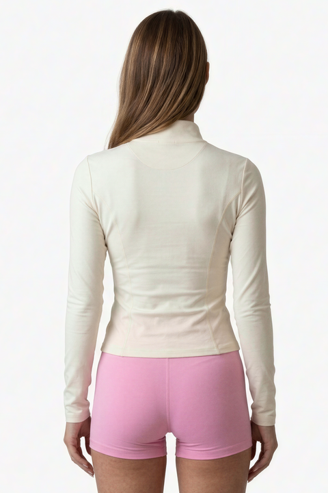 Long Sleeve Slim-Fit Yoga Track Jacket