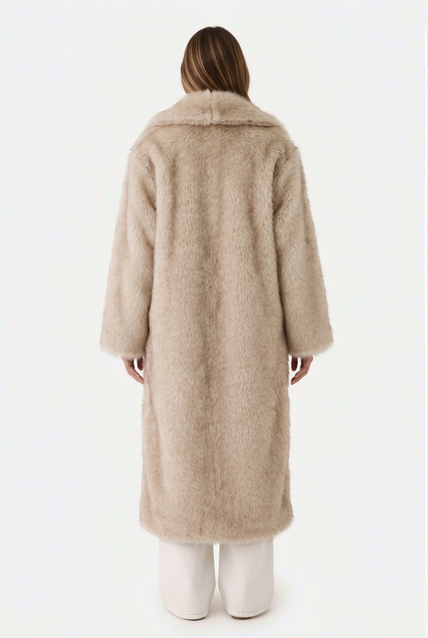 Oversized Faux Fur Maxi Coat