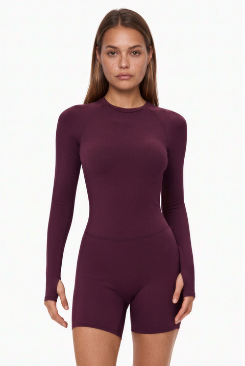 Open Back Active Romper