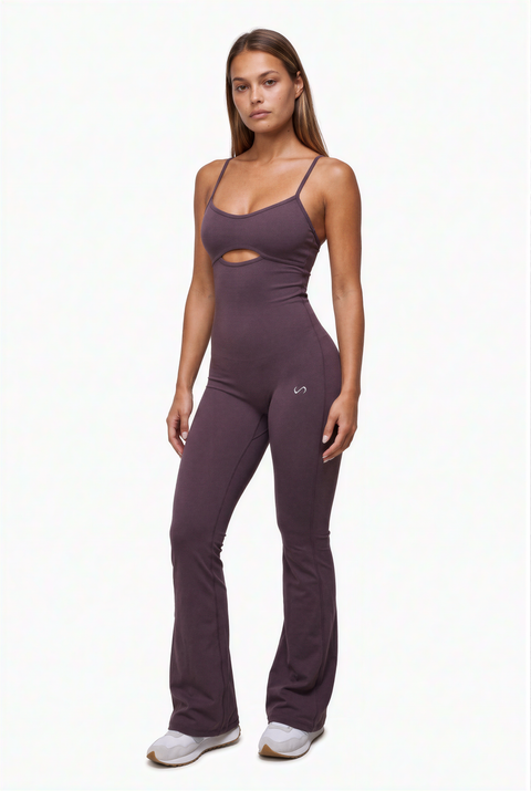 Cutout Flare Jumpsuit