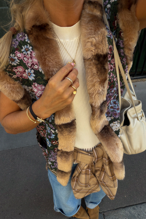 Floral Brocade Waistcoat