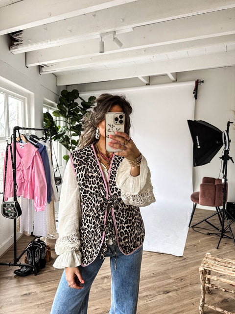 Leoporinde Waistcoat | | S | Agnese Studios
