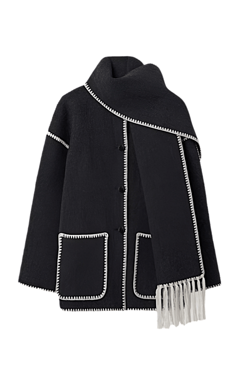 Nalainda Scarf Jacket | | S | Agnese Studios