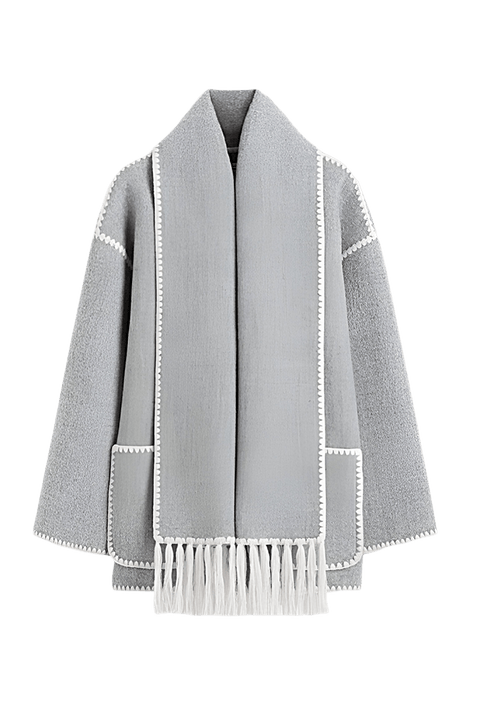 Nalainda Scarf Jacket | | S | Agnese Studios