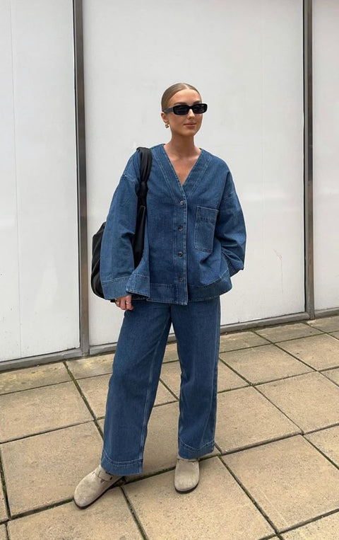 Renia Jeans Set | | S | Agnese Studios